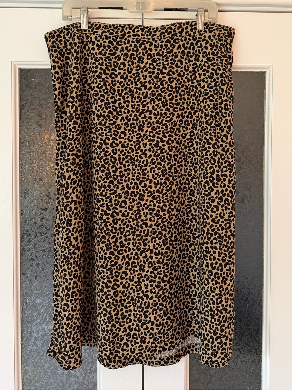 Animal Print Midi Skirt